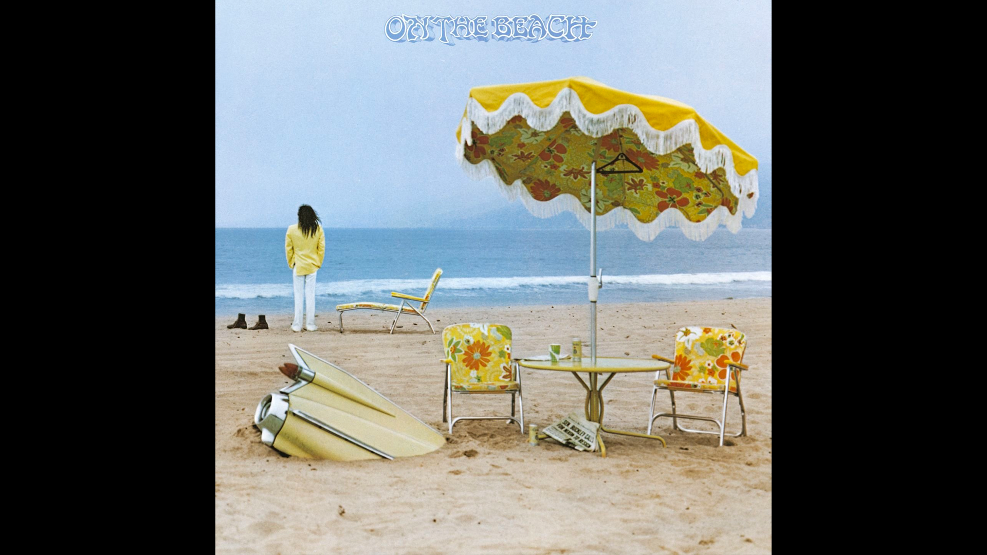 Neil Young On The Beach